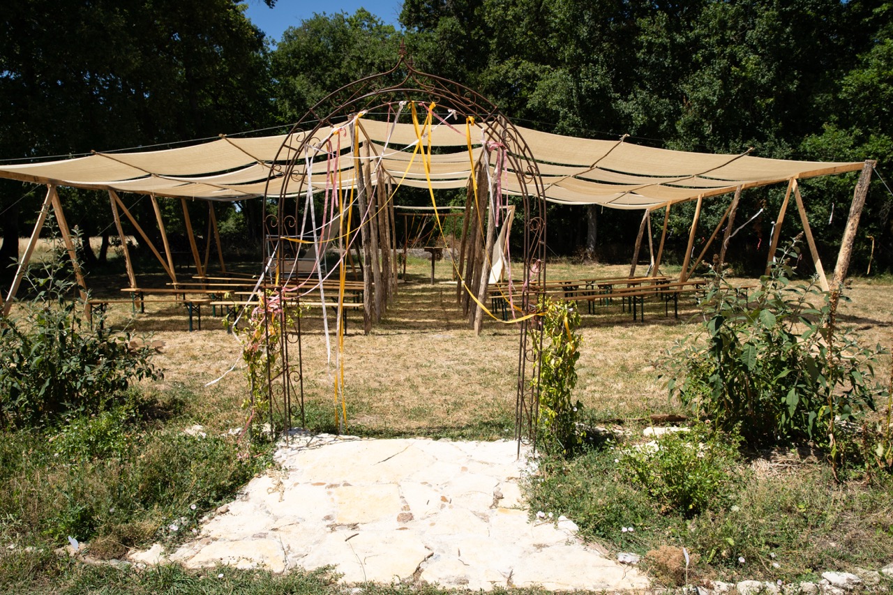 L'espace de cérémonie homemade